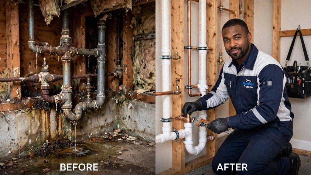 Copper Pipe Stack Replacement