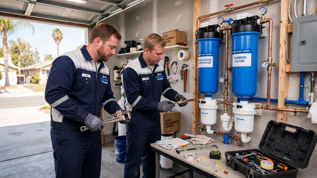 Whole House Water Filtration System Installation